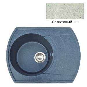 Мойка кухонная гранитная Ulgran U-206 (цвет салатовый, код 303)